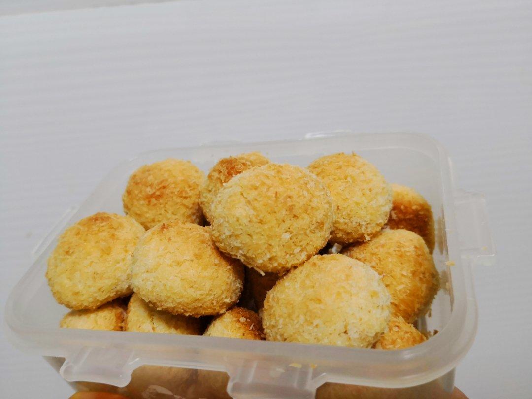 【视频】椰蓉小酥球（消耗蛋黄）童年美食