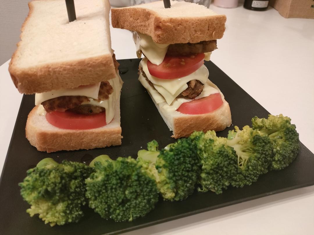 流心芝士汉堡肉