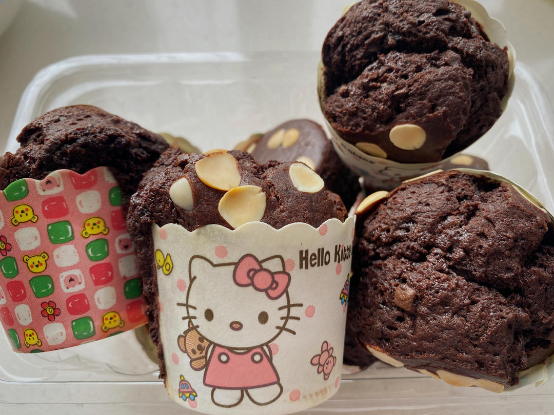 🍫最爱巧克力系列-可可奥利奥马芬杯杯子蛋糕