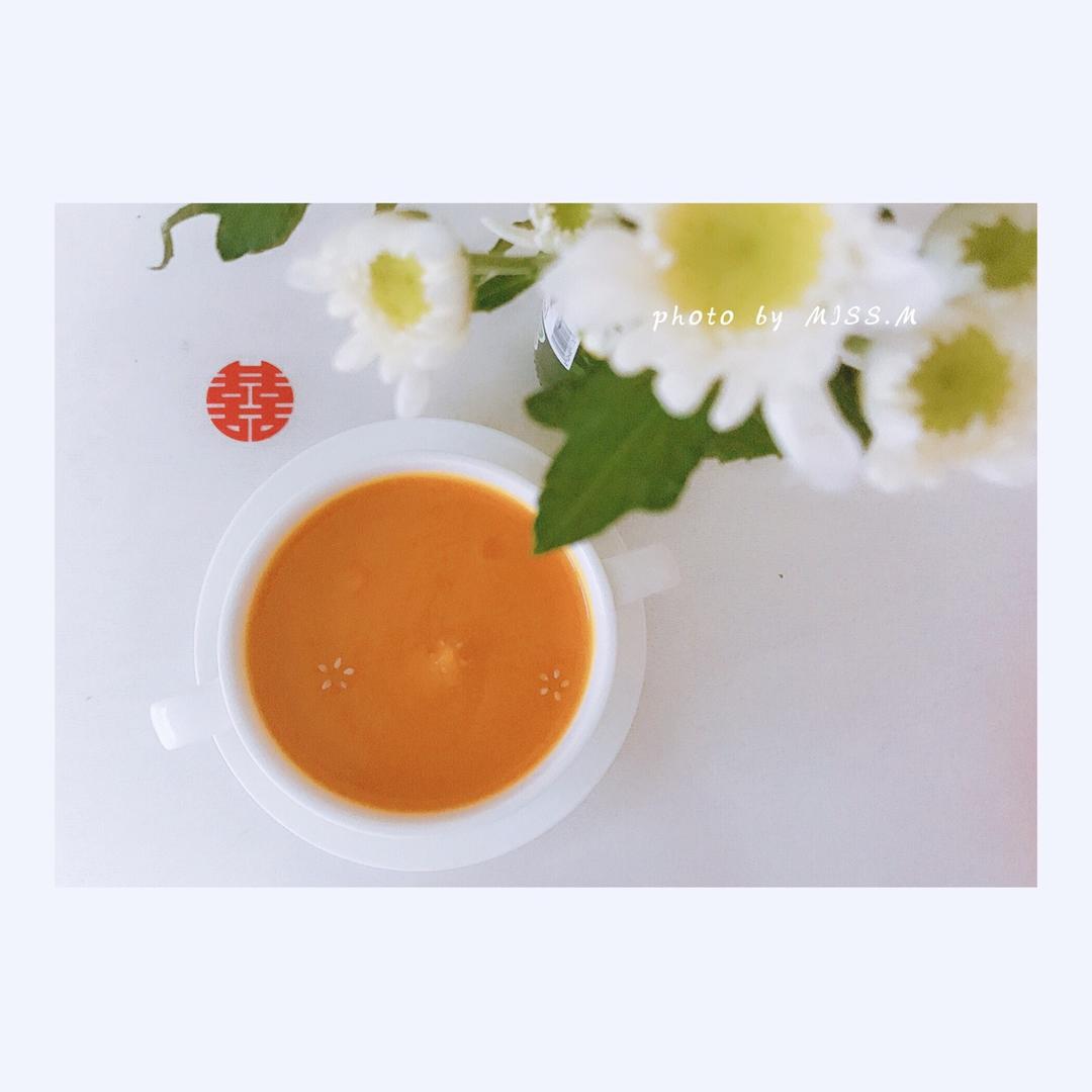 藕粉南瓜粥｜点缀芝麻花儿