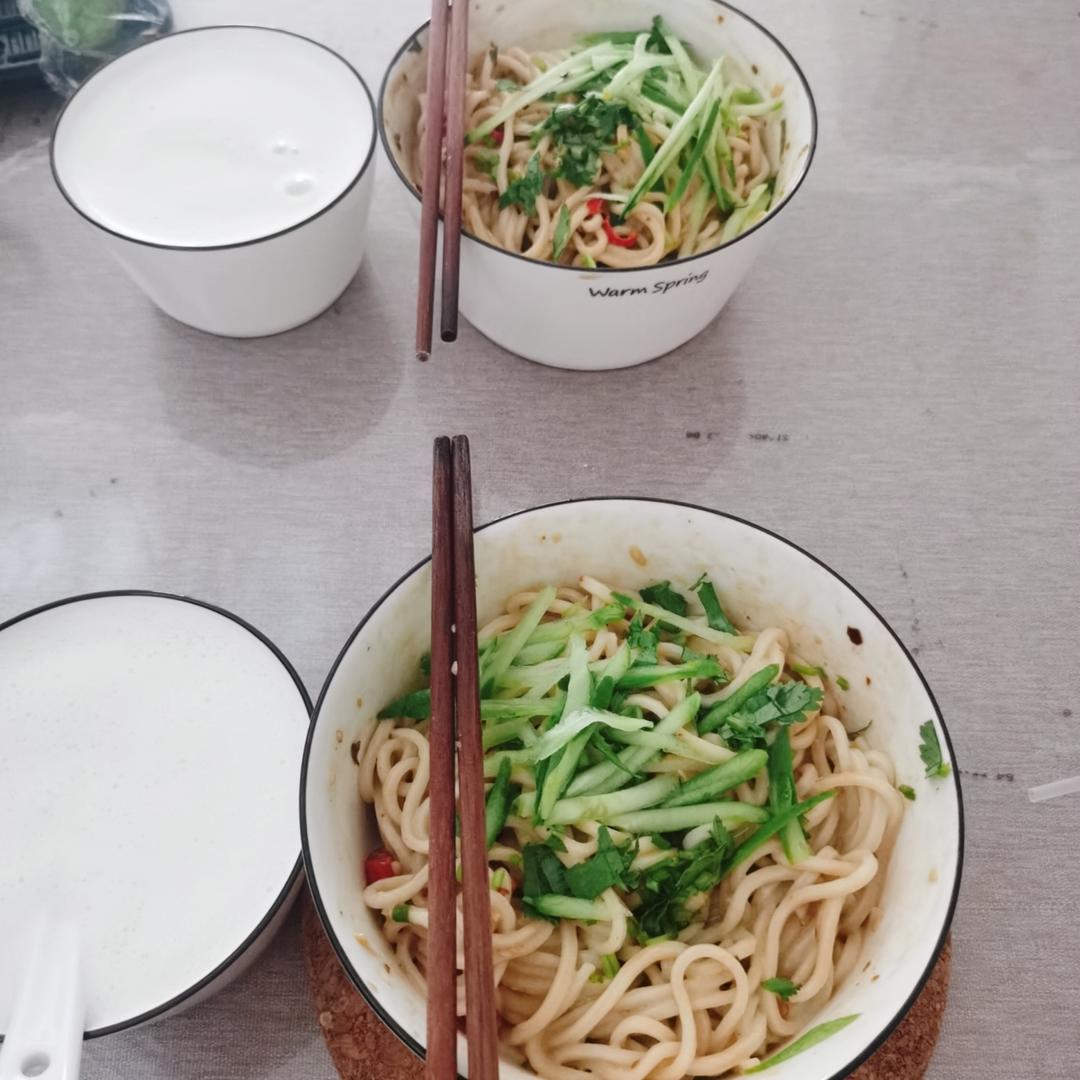 太香了 这个麻酱拌面我可以吃一辈子