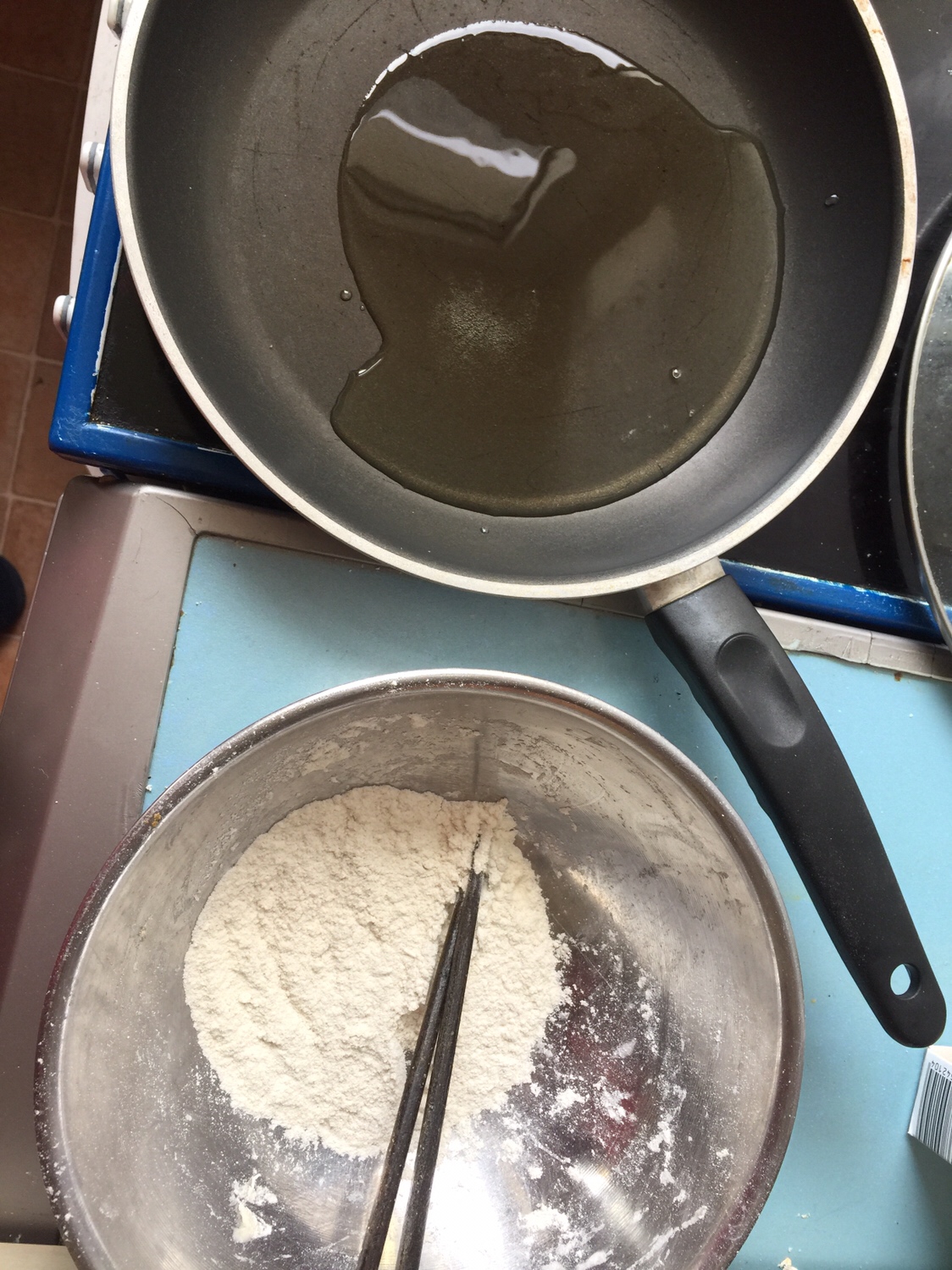 烫面酵母盘丝饼的做法 步骤3