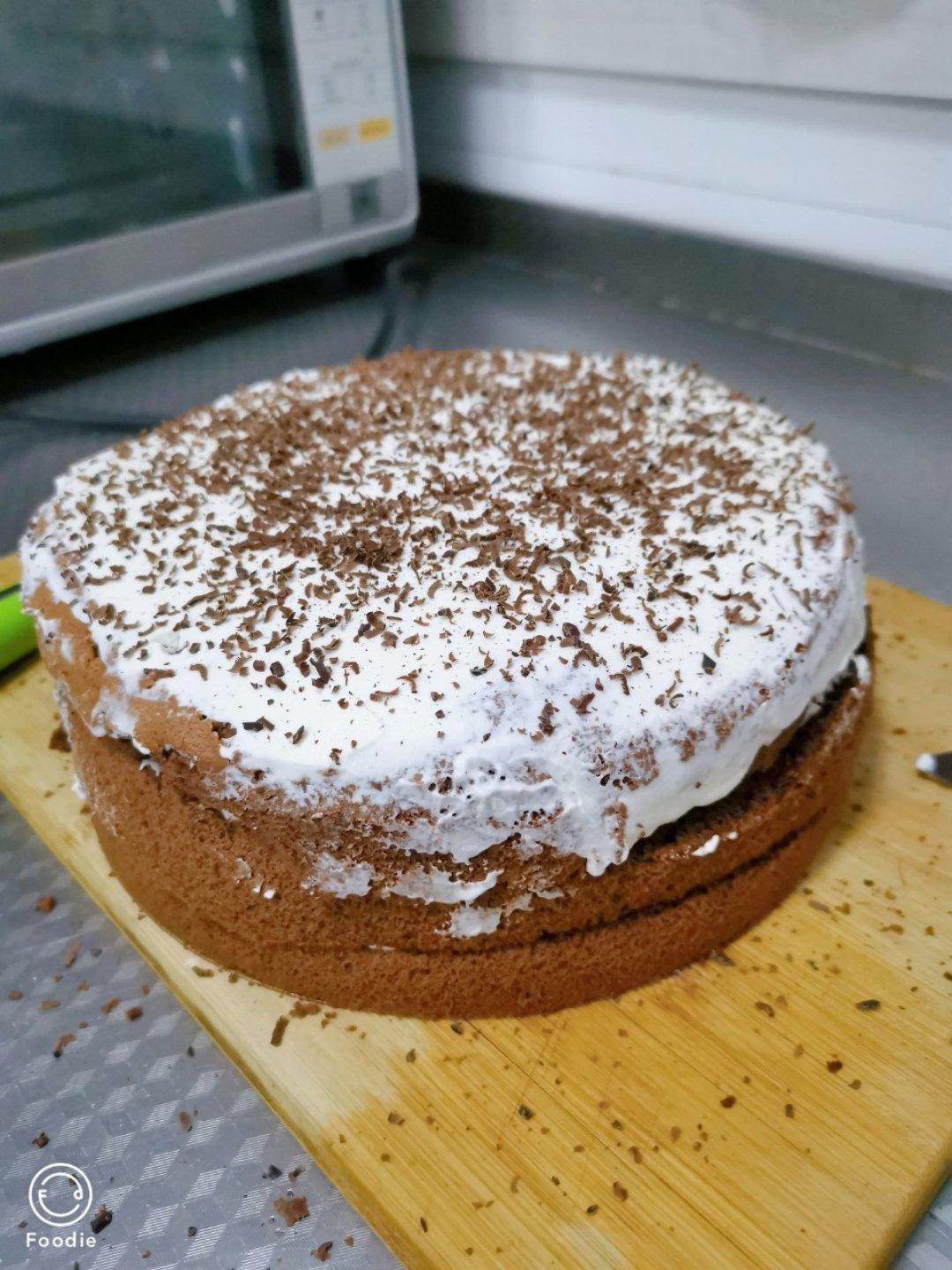 8寸可可戚风蛋糕