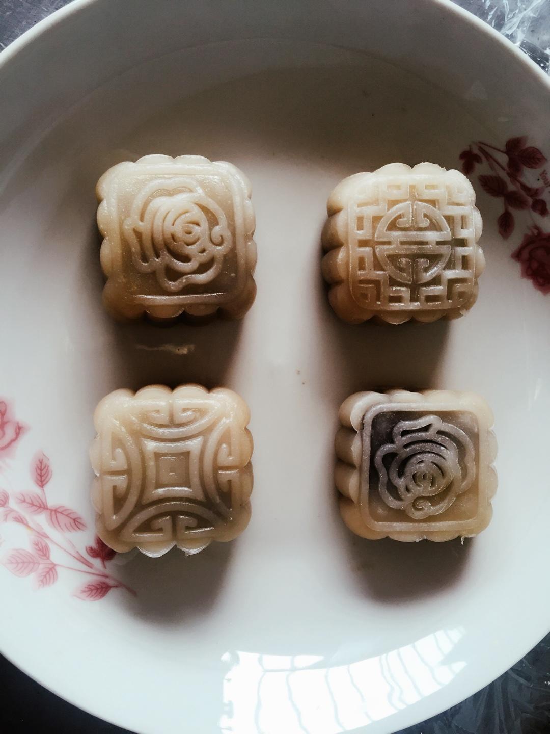 没有粘米粉的冰皮月饼的做法