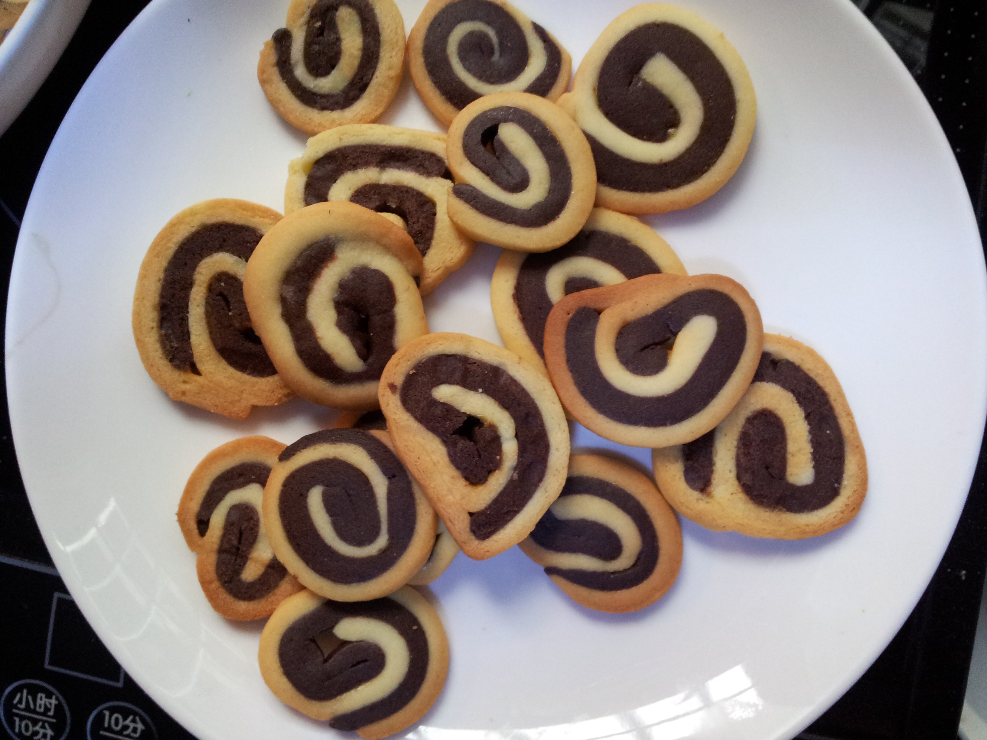 sherry妈做的摩卡双色饼干