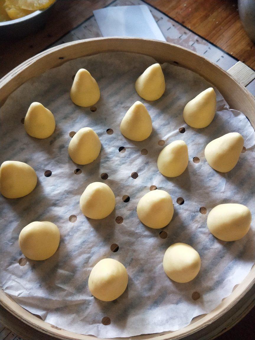 奶香糯米窝窝头