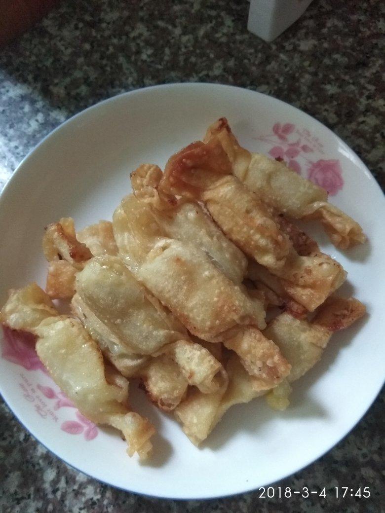 炸馄饨皮（解决多余馄饨皮）