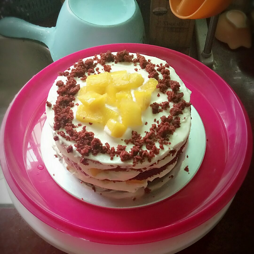 暖心红丝绒蛋糕［6寸绵软戚风版 ］