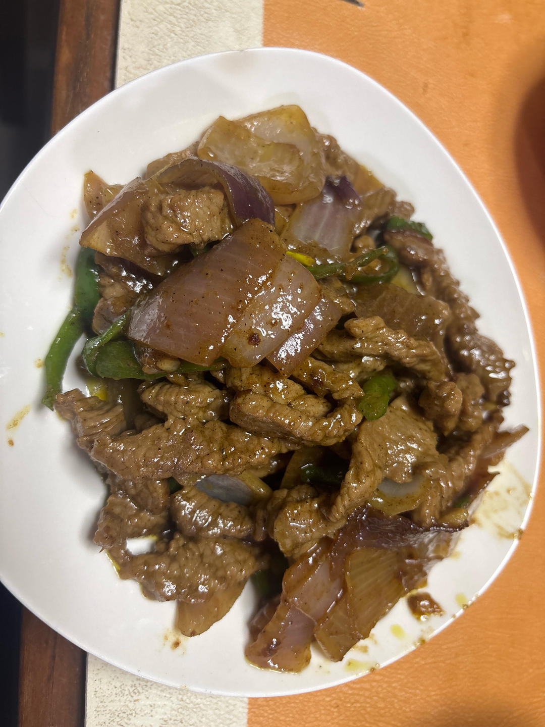 洋葱黑椒牛柳
