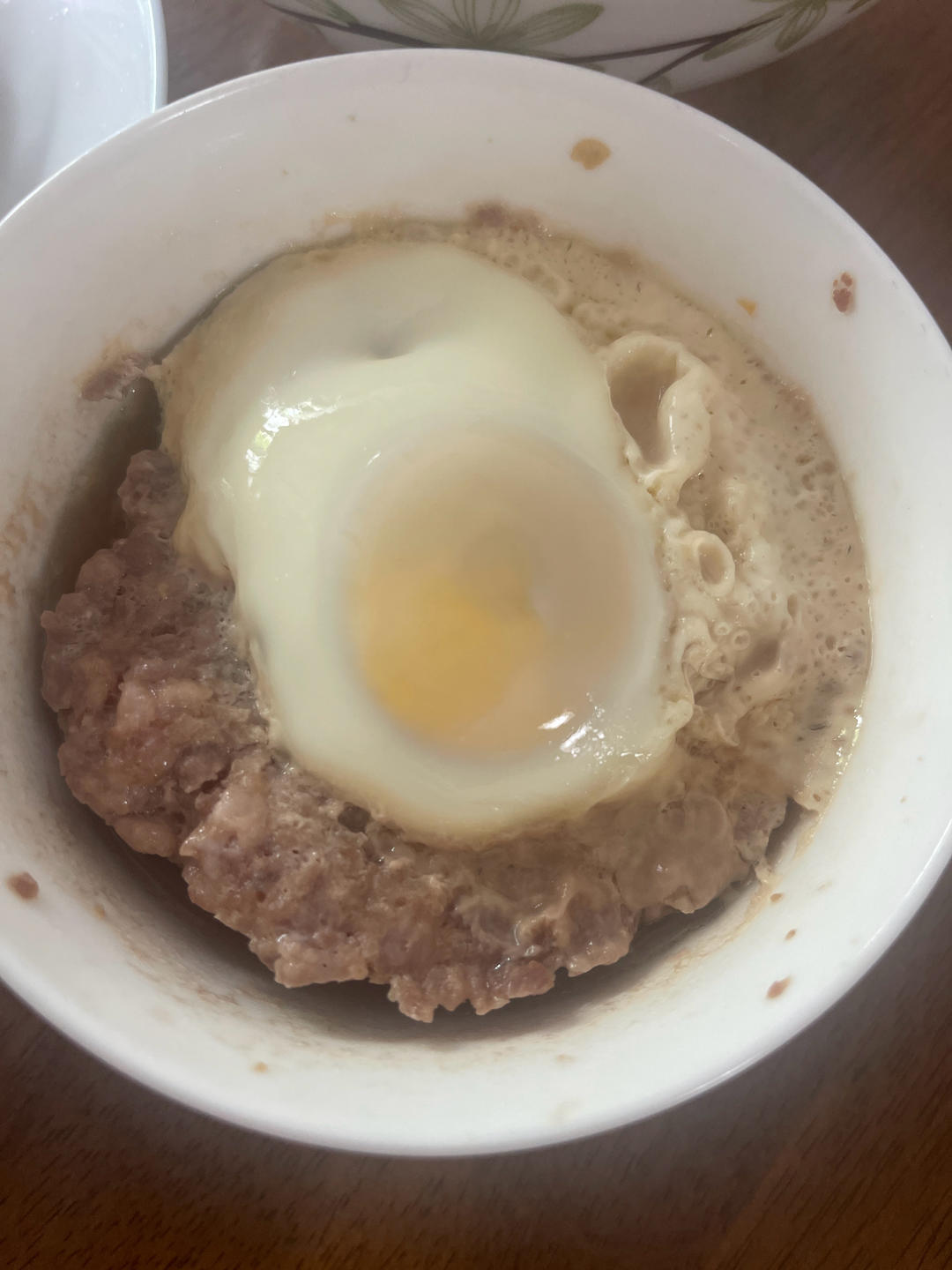 简单又好吃的肉饼蒸蛋