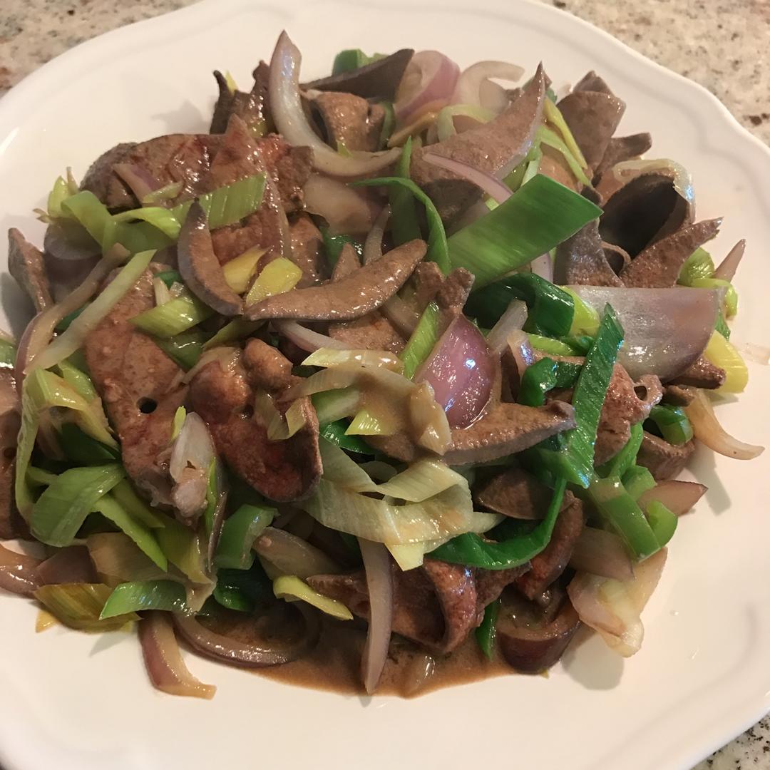 青椒炒猪肝
