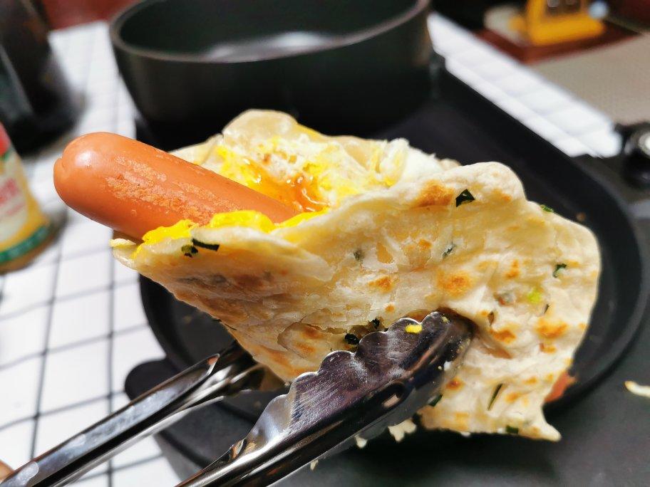 葱香四溢手抓饼