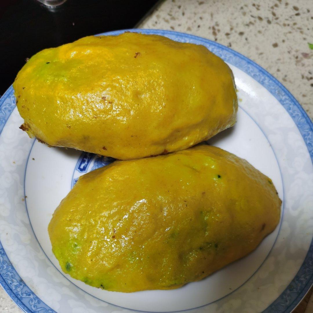玉米面脆底大锅烙/菜包子/菜团子（有脆脆滴嘎巴儿）