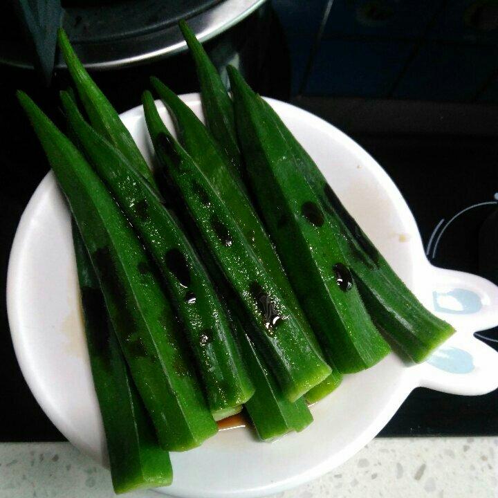 【白灼秋葵】清爽简单