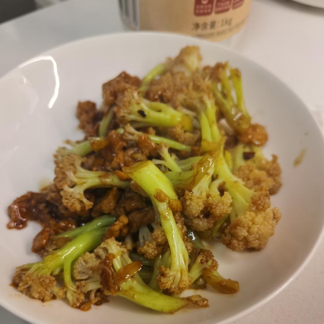 [新手绝不失败]菜花炒肉