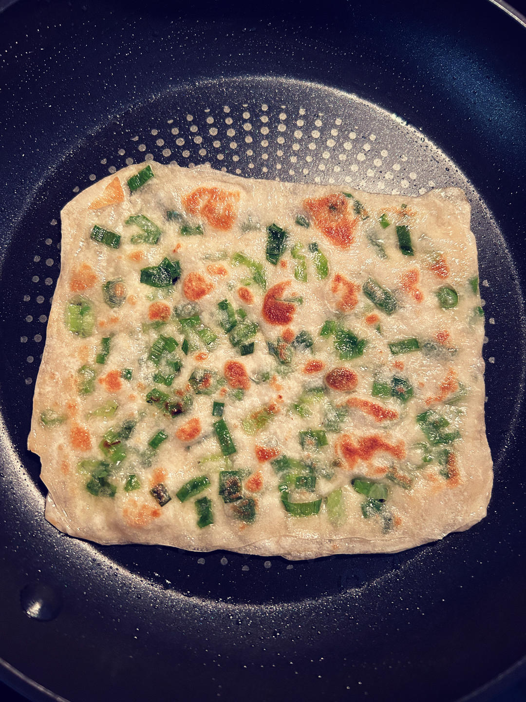 饺子皮葱油饼