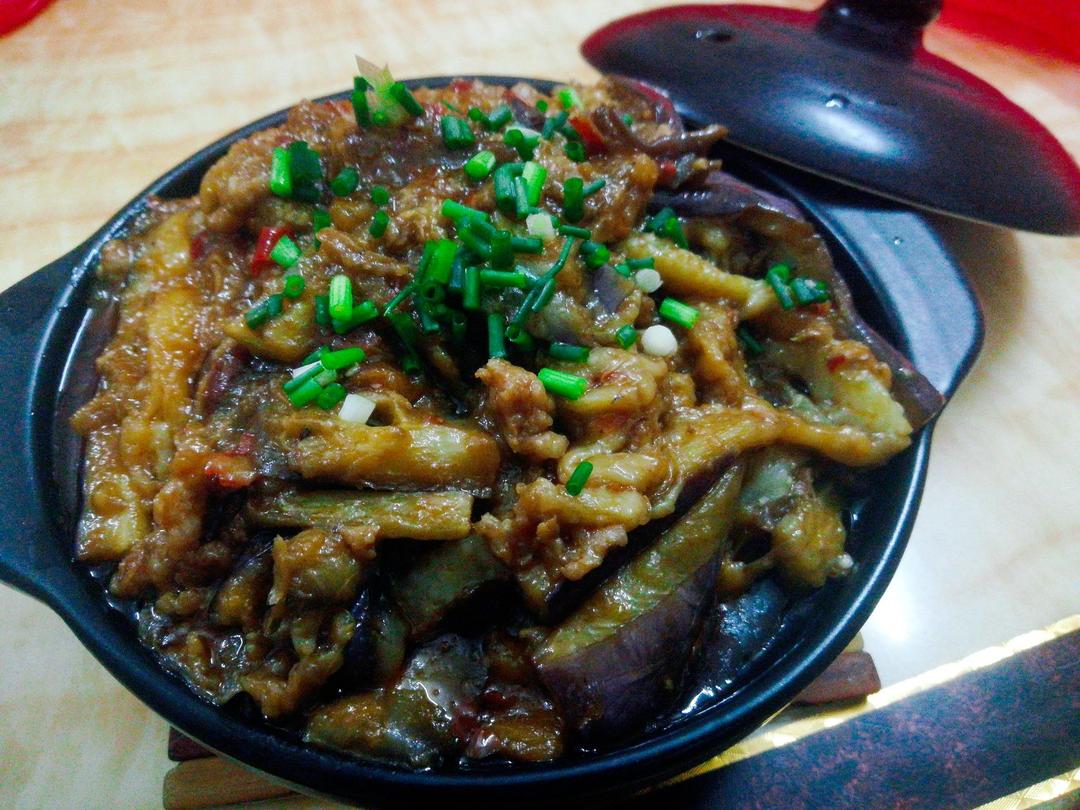 肉沫茄子煲￨特别的下饭
