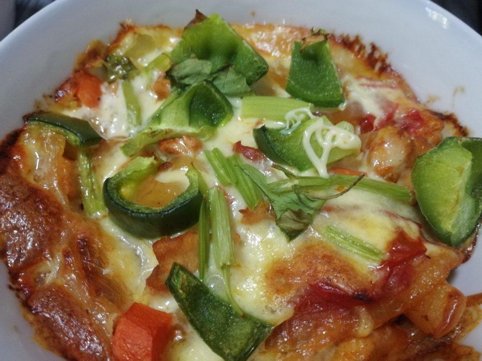 番茄鸡肉浓情焗饭【两人份】