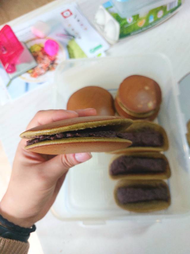 抹茶蜜豆铜锣烧