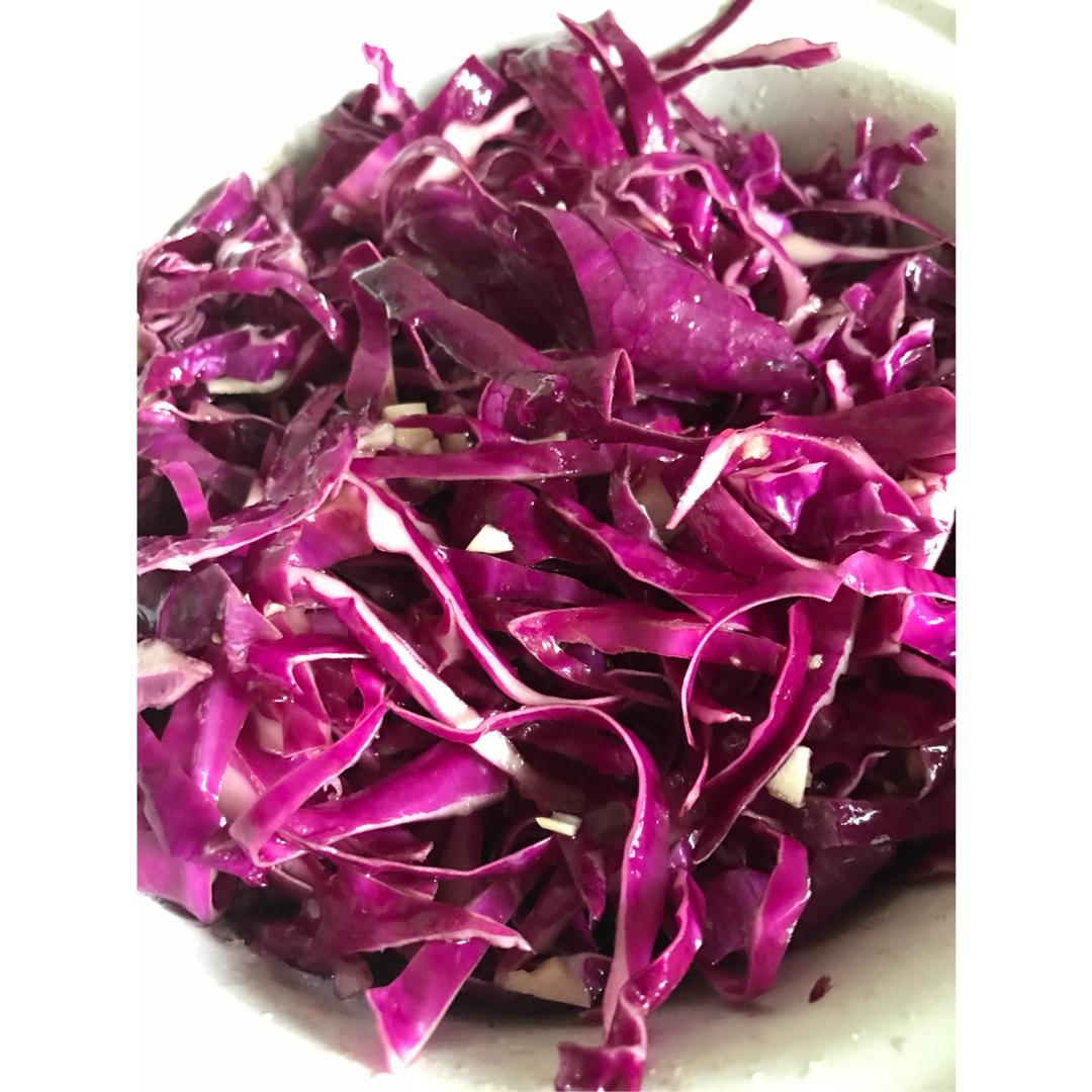 凉拌紫甘蓝