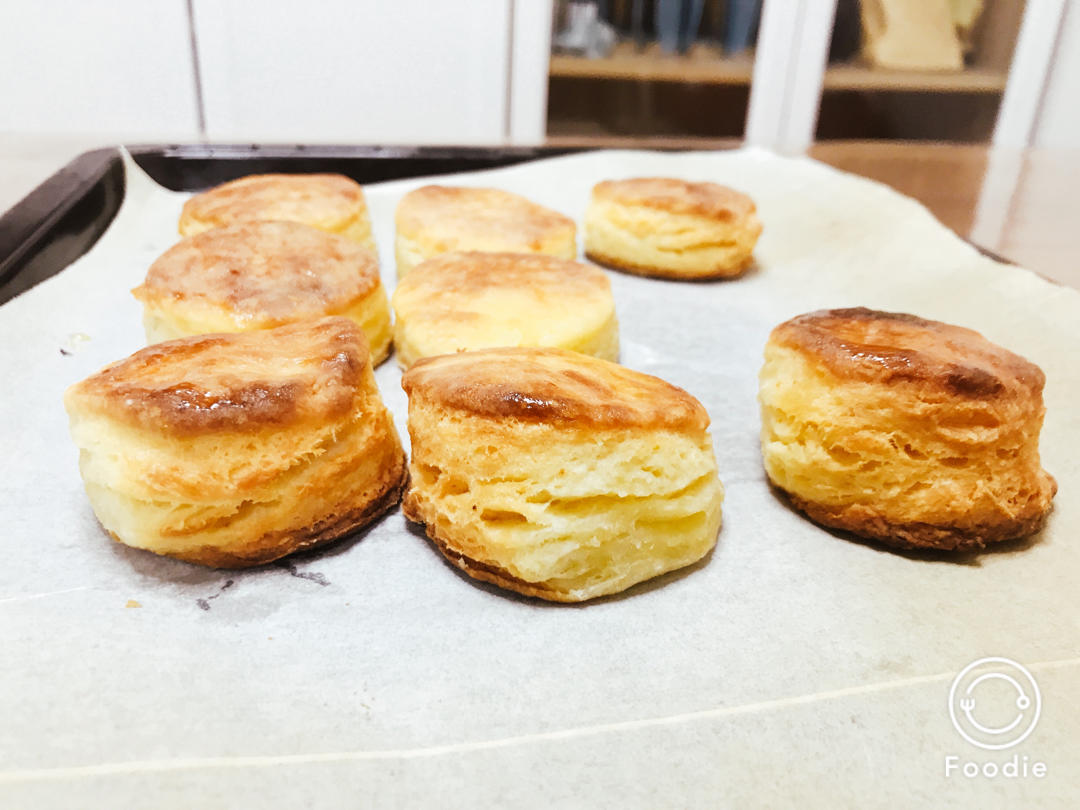 美式比司吉Biscuits，美国南方经典小点心，美国KFC的经典