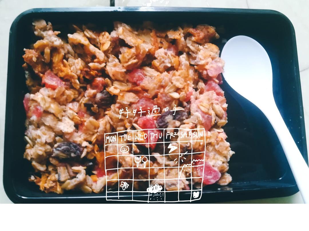 夏日轻食.西瓜燕麦低卡软饼