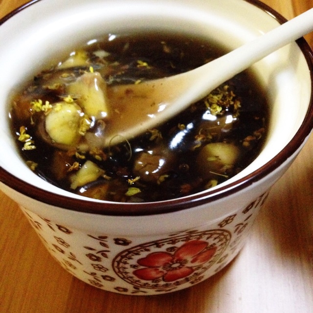 桂花栗子羹