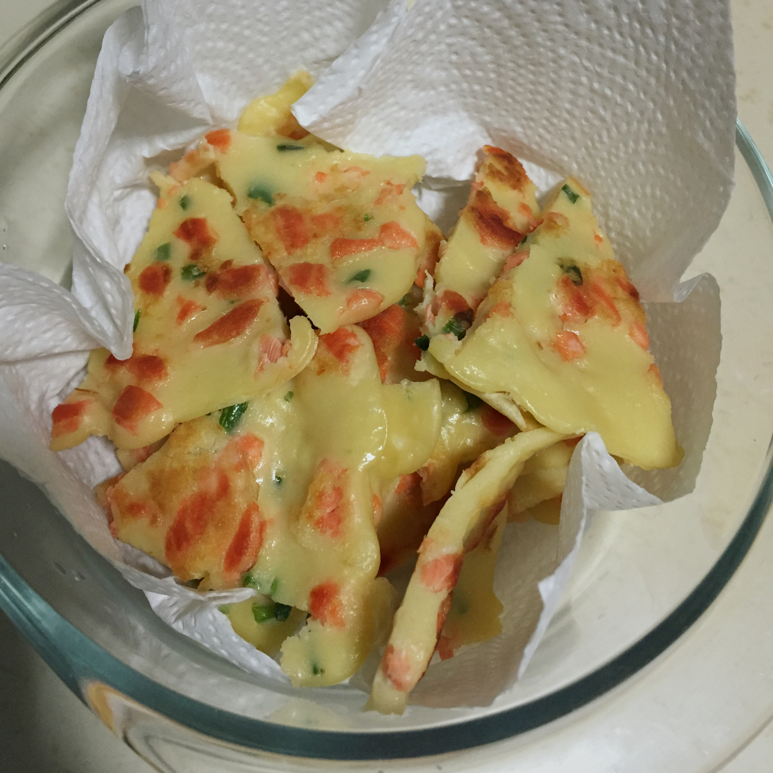 三文鱼鸡蛋煎饼