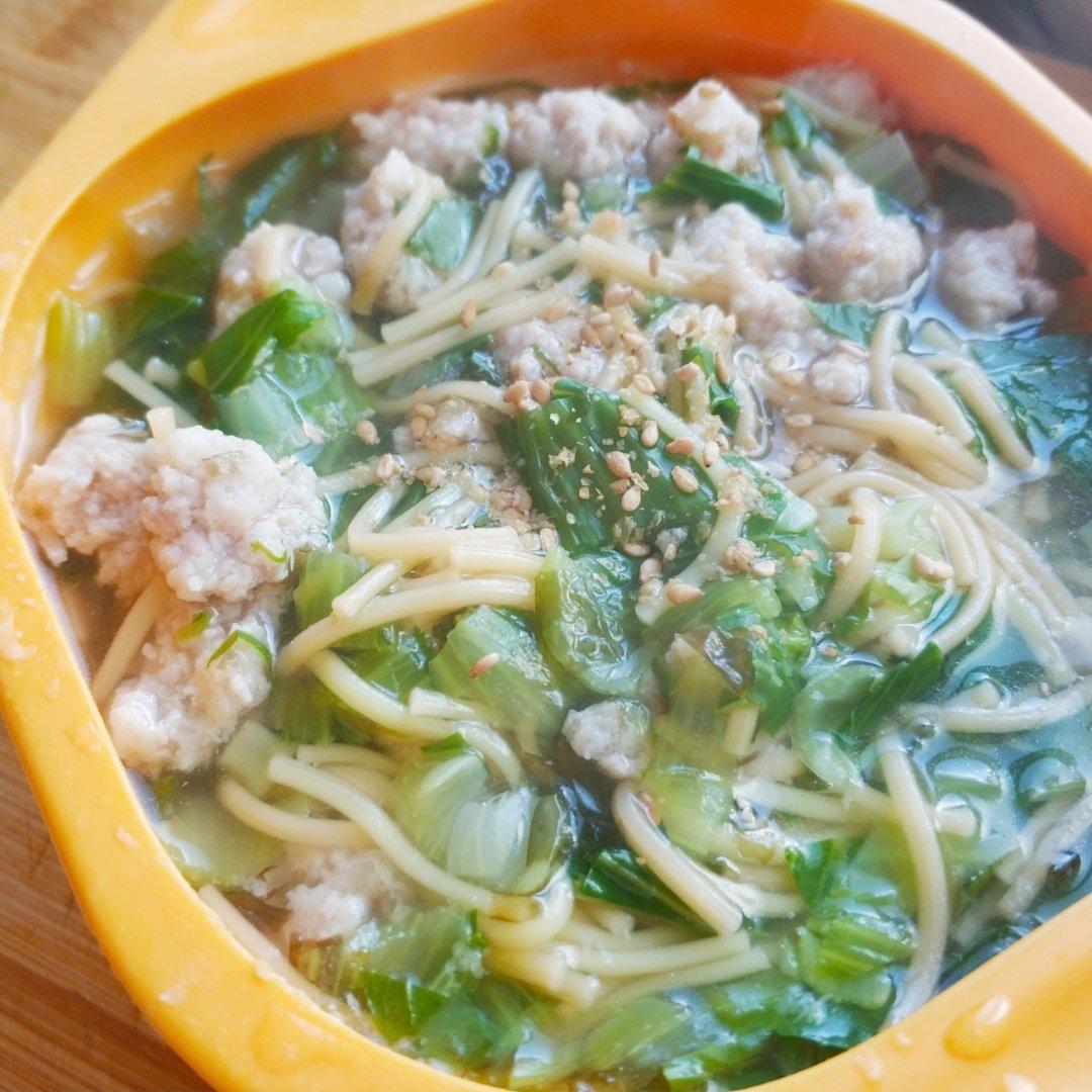 肉丸紫菜鲜汤 宝宝辅食食谱
