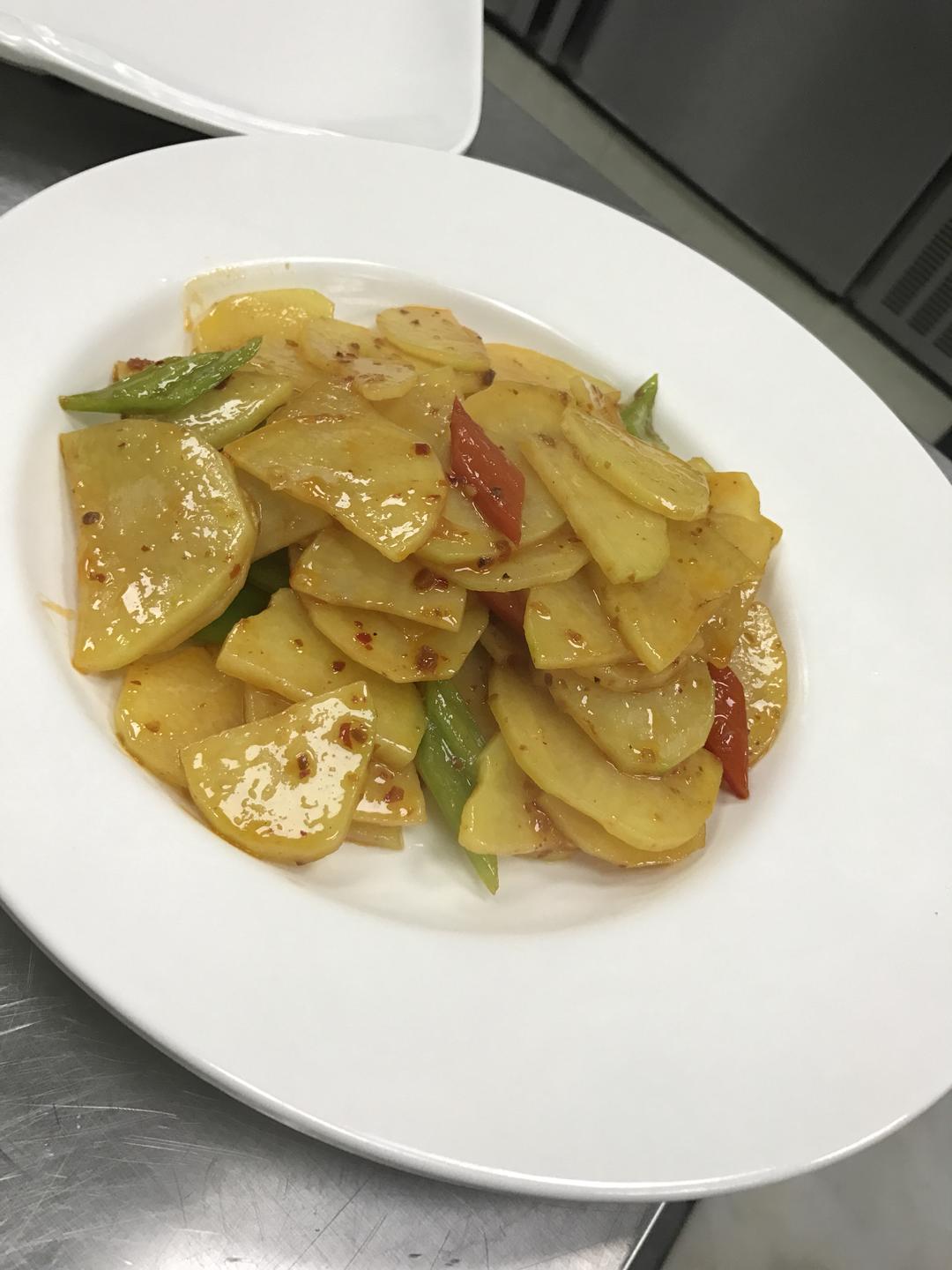 素炒土豆片的做法