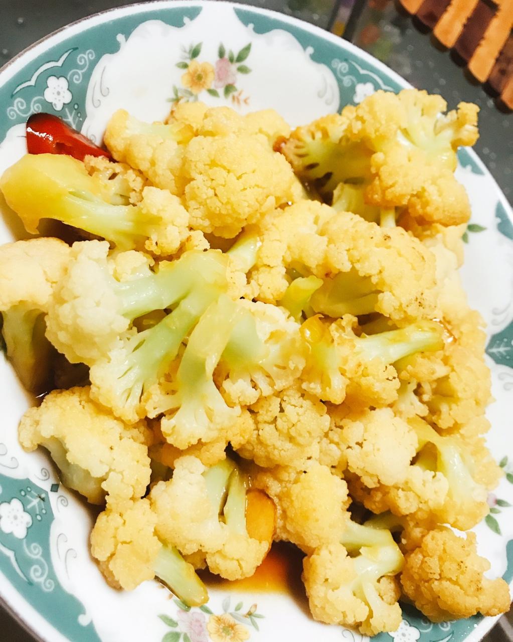小炒有机菜花
