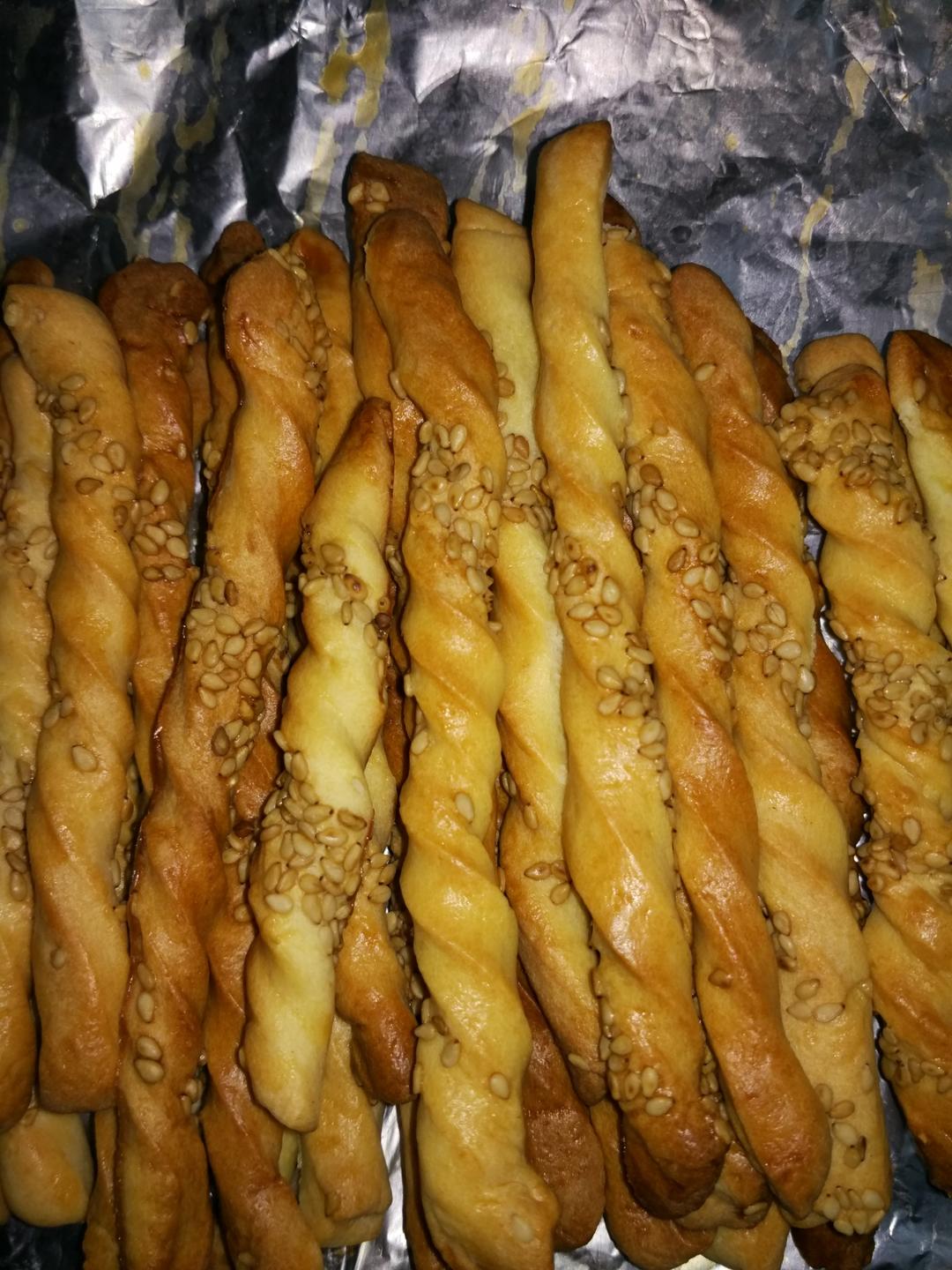 芝麻条饼干的做法