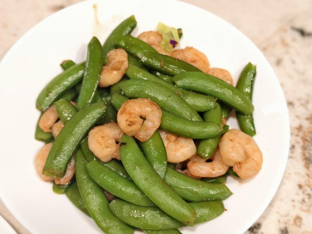 甜豆虾仁