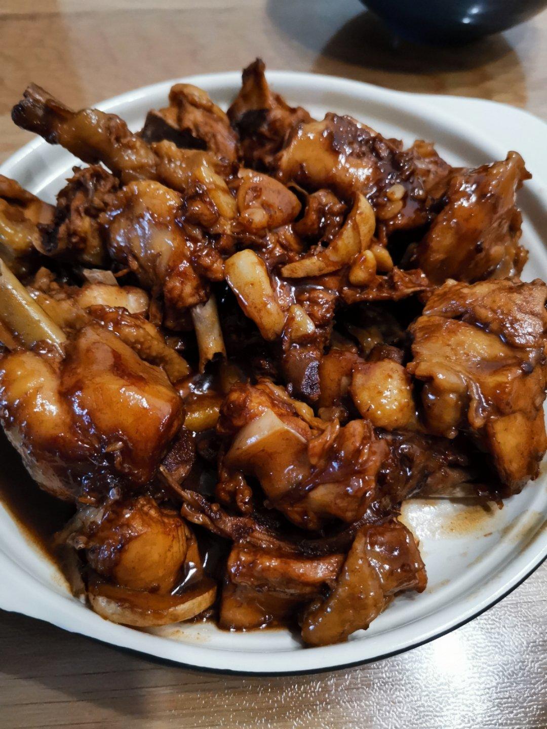 美善品~~~炒闷鸡块