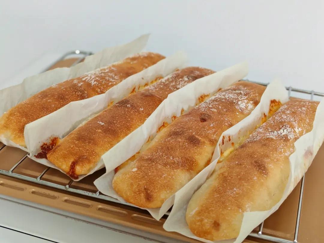 【ciabatta】家庭版恰巴塔，软乎乎的拖鞋面包
