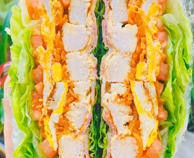 生菜三明治