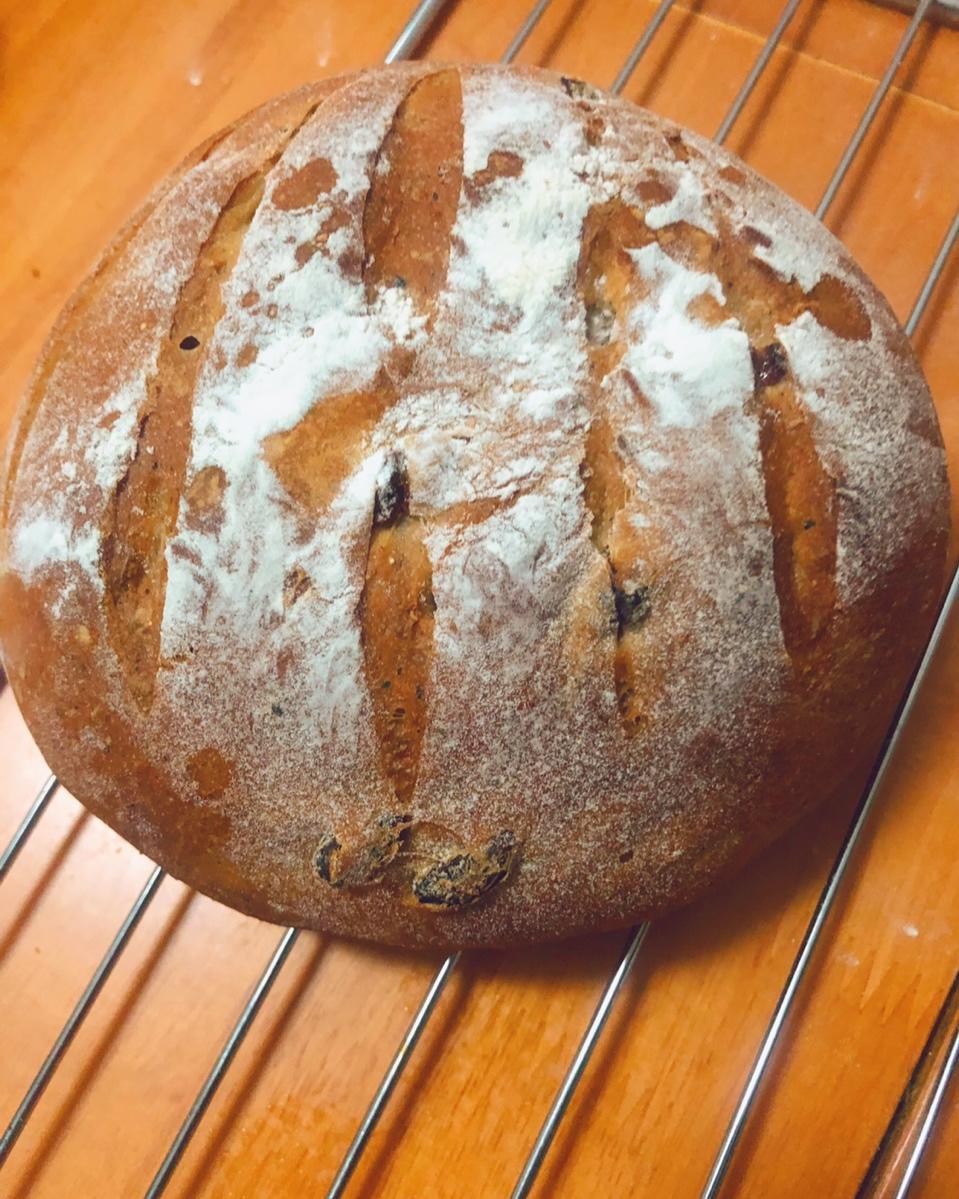 红茶葡萄干（仿原麦山丘/汤种）Earl Grey flavored bread filled with raisins