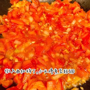 番茄土豆炒饭的做法 步骤3