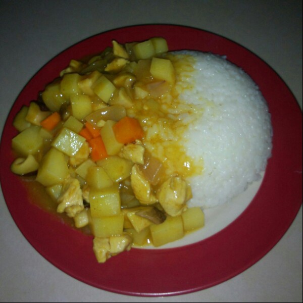 日式咖喱鸡肉饭