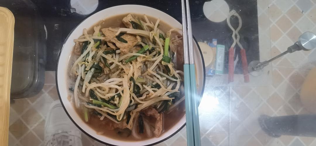 家常炒豆芽