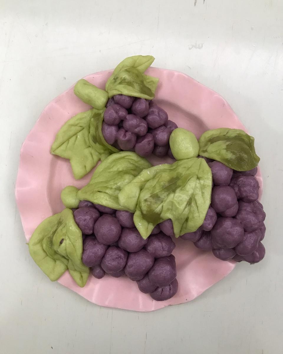 cz水口月做的造型馒头(葡萄)