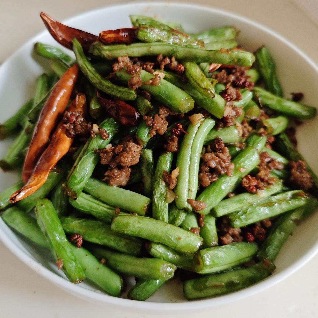 家庭版干煸豆角