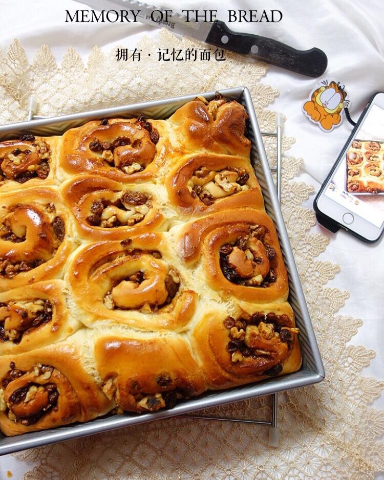 苹果核桃全麦肉桂卷     （波兰种）