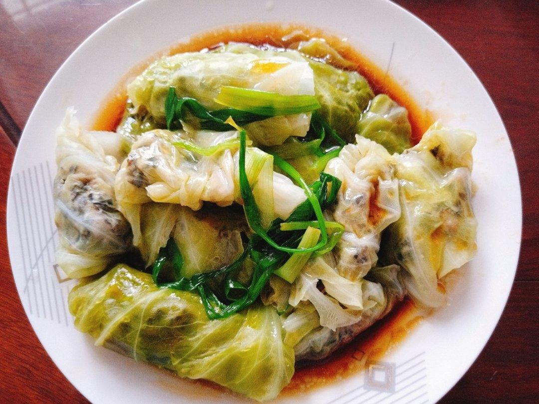 肉酿白菜卷