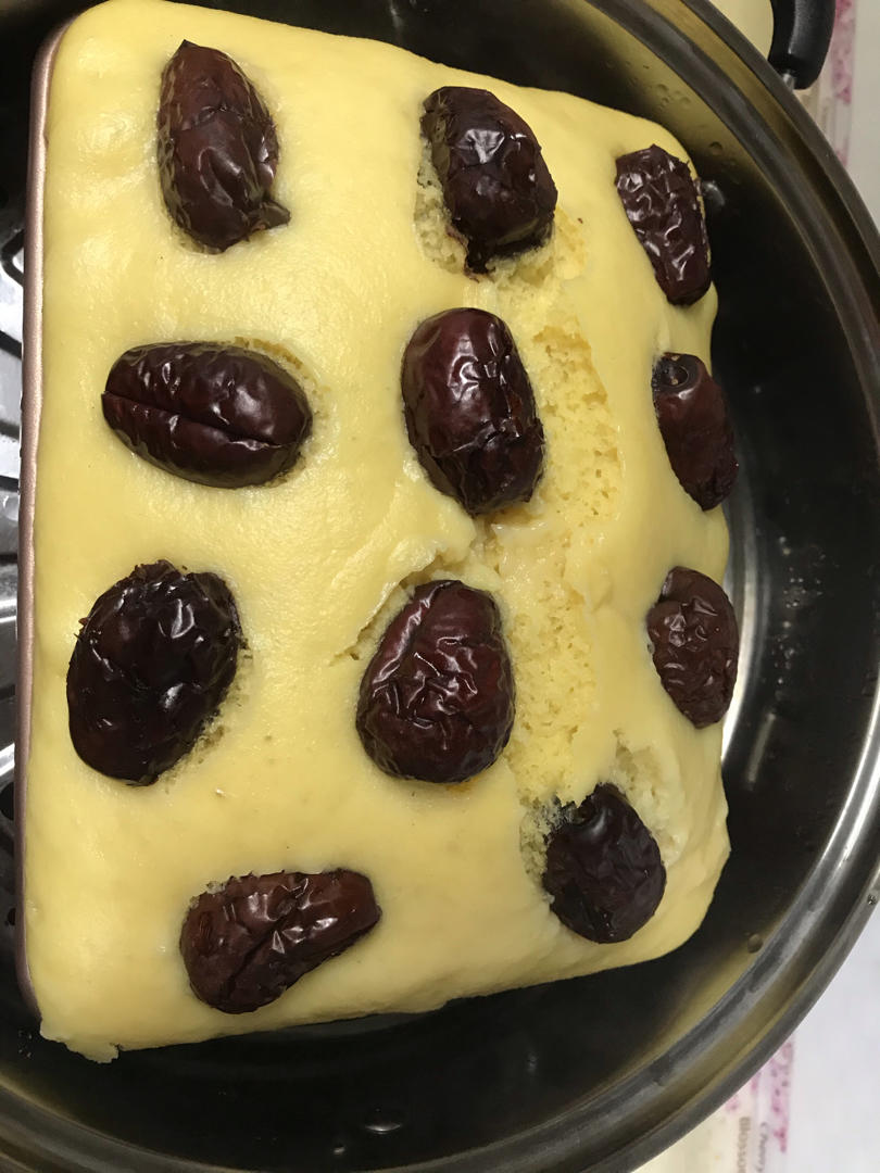 哈哈镜08做的玉米发糕