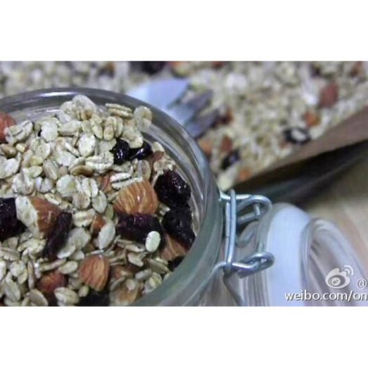 【点心食验】蔓越莓杏仁麦片