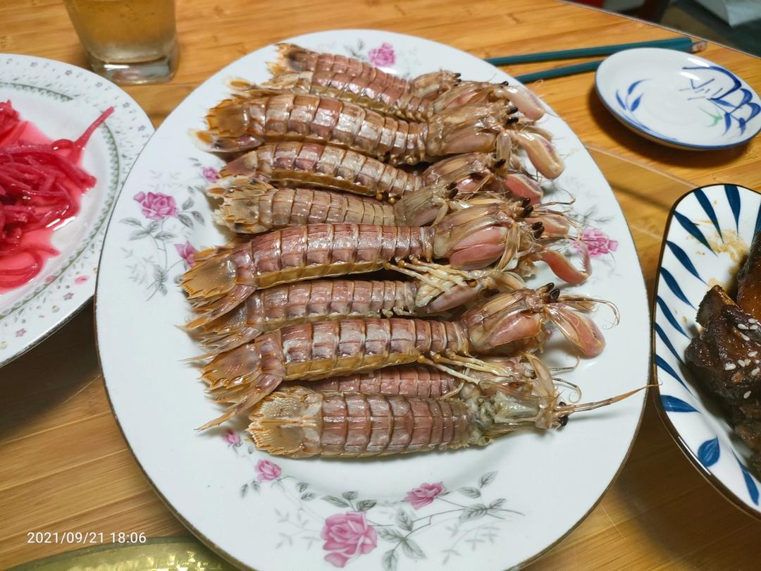 清蒸皮皮虾
