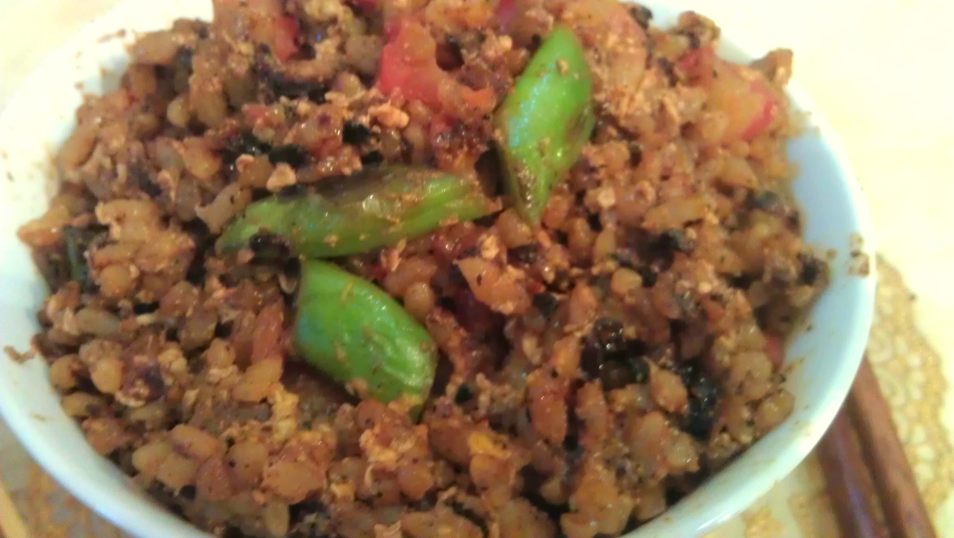 酱油素炒饭