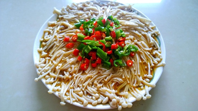 油泼金针菇