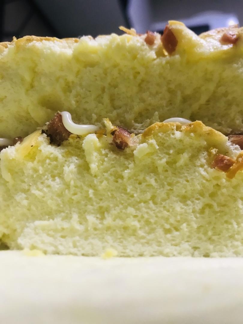 芝麻香葱肉松蛋糕（咸味）